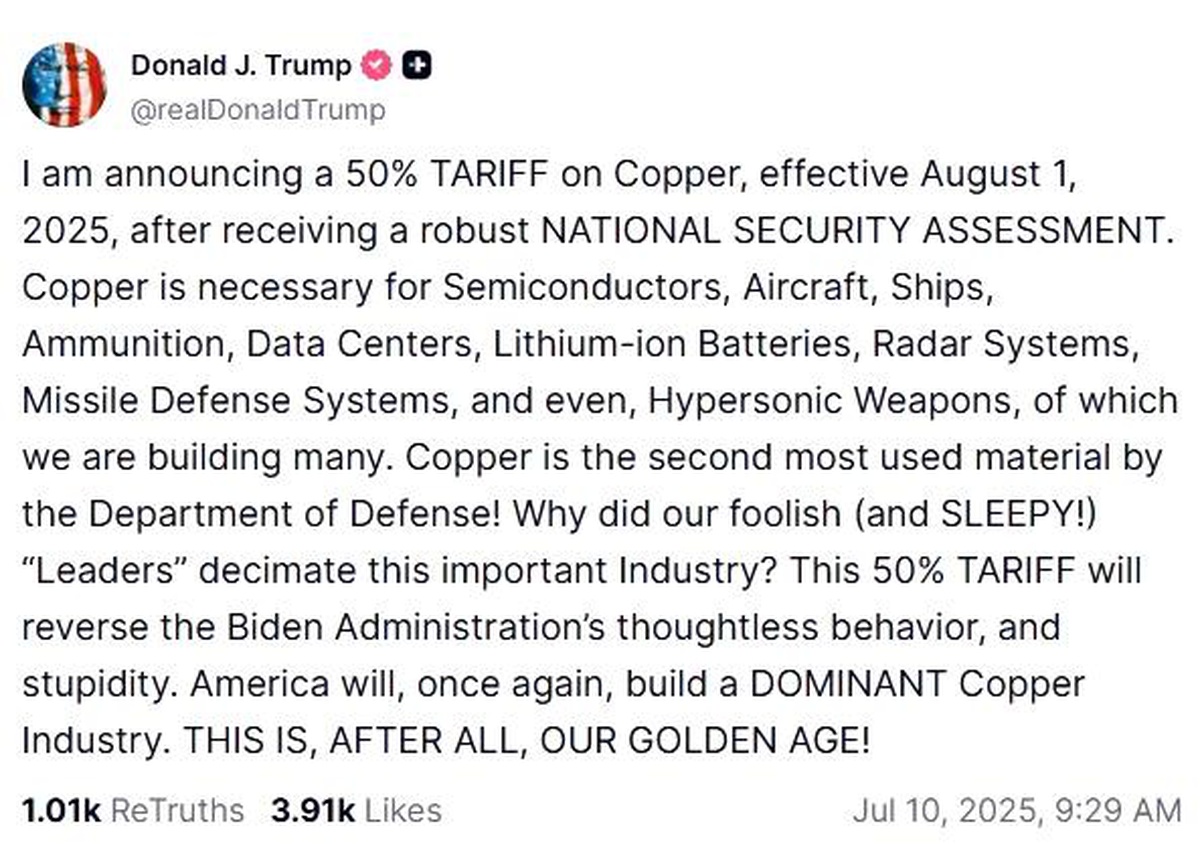 Trump\'tan Bakıra Yüzde 50 Gümrük Vergisi Kararı