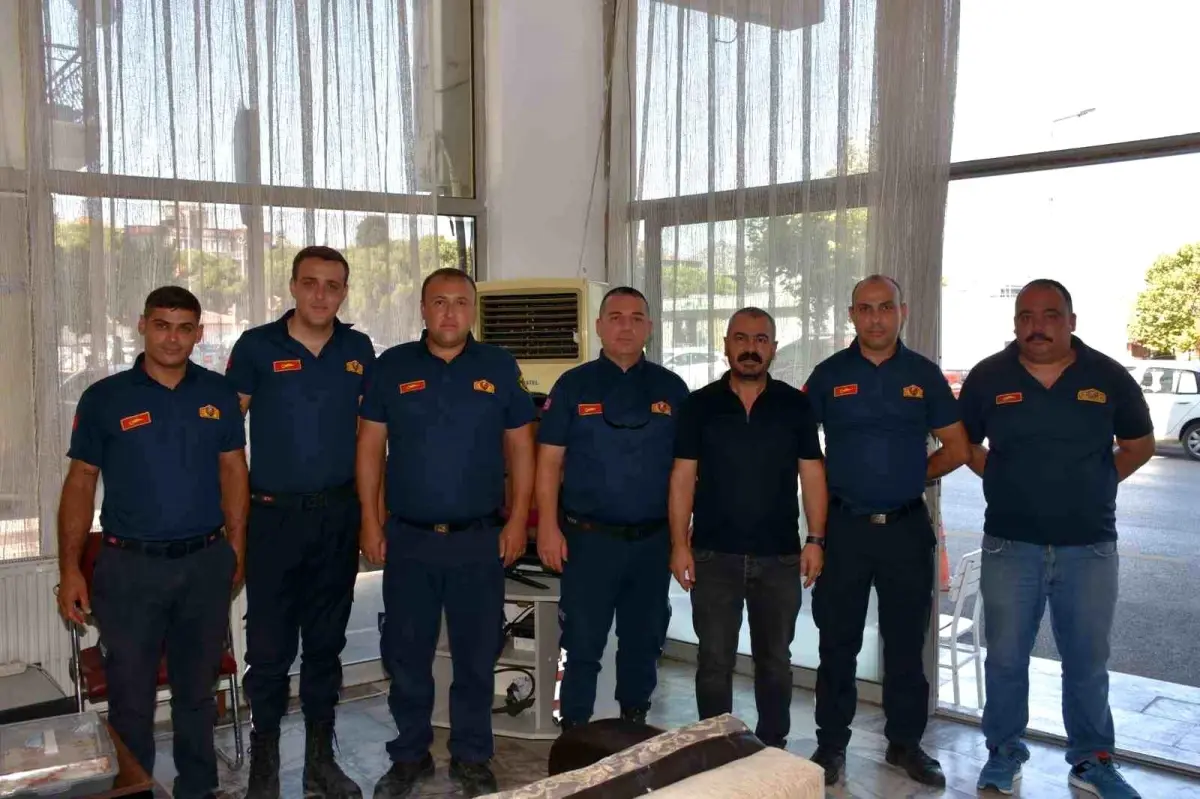 Germencik Belediye Başkanı İtfaiyecilere Teşekkür Etti