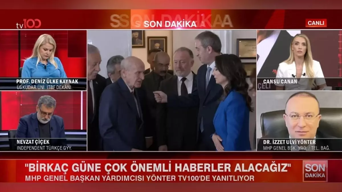MHP Genel Başkan Yardımcısı Yönter tv100\'e özel açıklama:\'Dananın Kuyruğu Birkaç Gün İçinde Kopacak\'