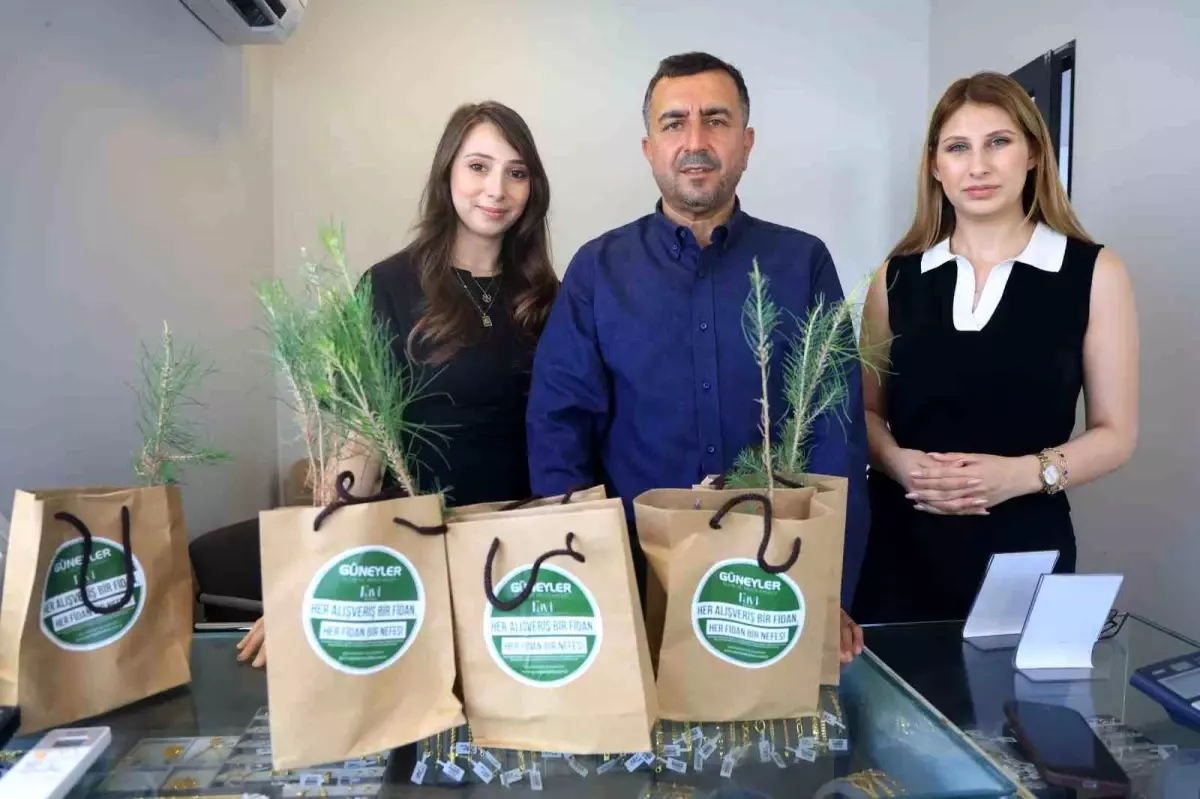 Ahmet Güney\'den Orman Yangınlarına Fidan Desteği