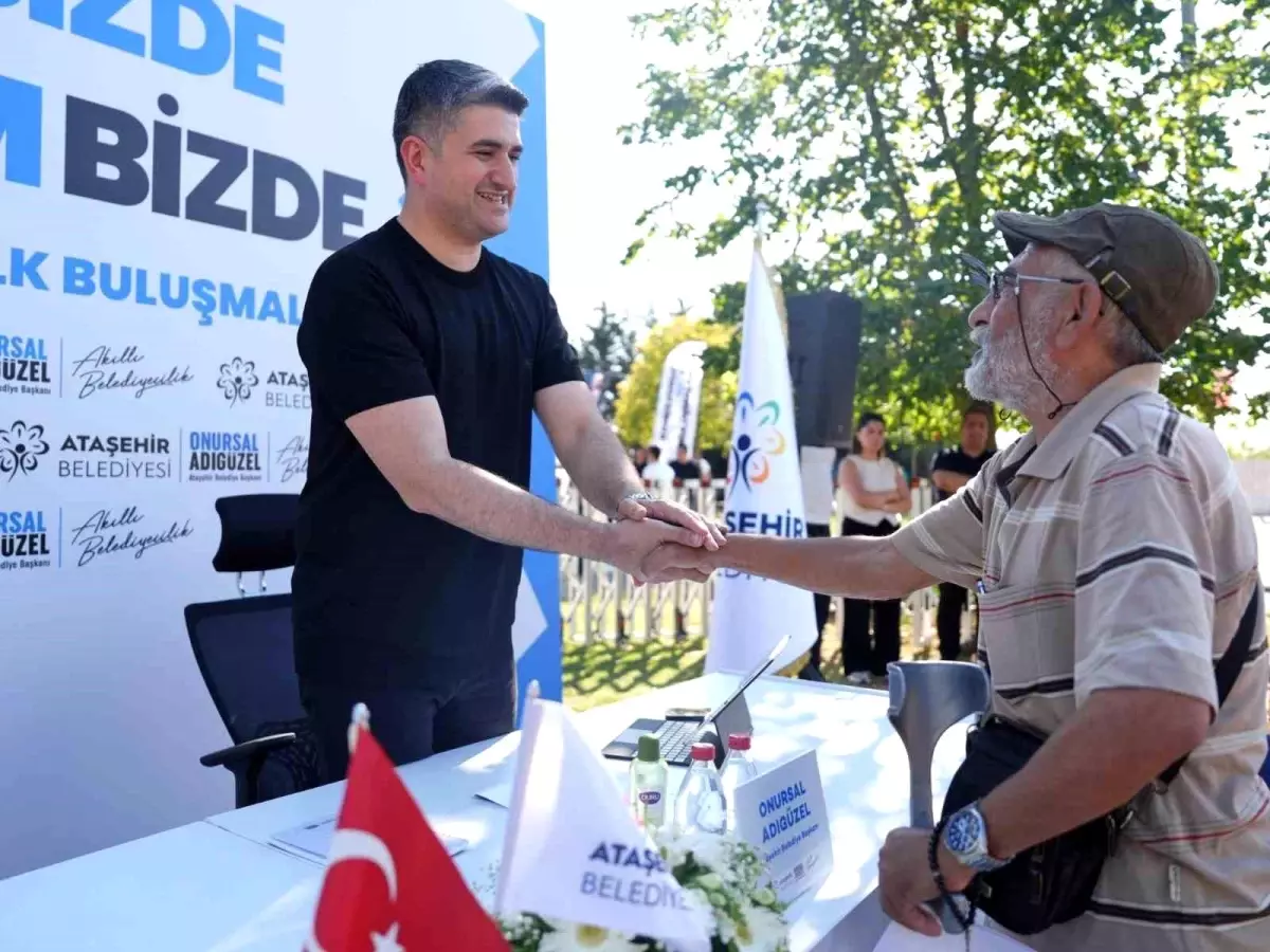 Ataşehir Belediye Başkanı Adıgüzel, Halk Buluşmalarında Vatandaşlarla Buluştu
