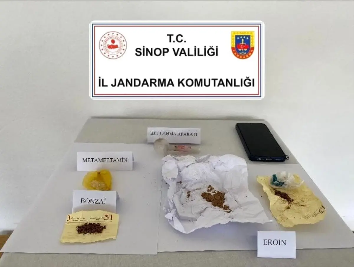 Sinop\'ta Otobüste Uyuşturucu Ele Geçirildi