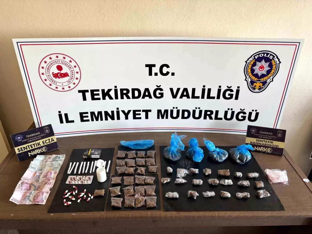 Çorlu\'da Uyuşturucu Operasyonu: 3 Tutuklama