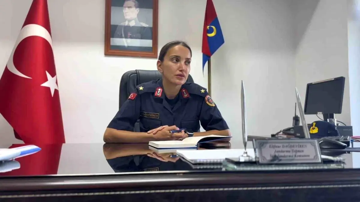 Tekirdağ\'ın İlk Kadın Jandarma Komutanı