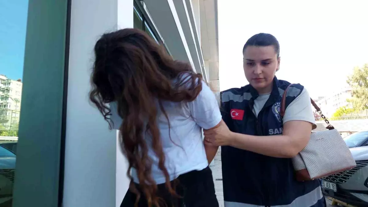 Samsun\'da Uyuşturucu Taciri Kadın Tutuklandı