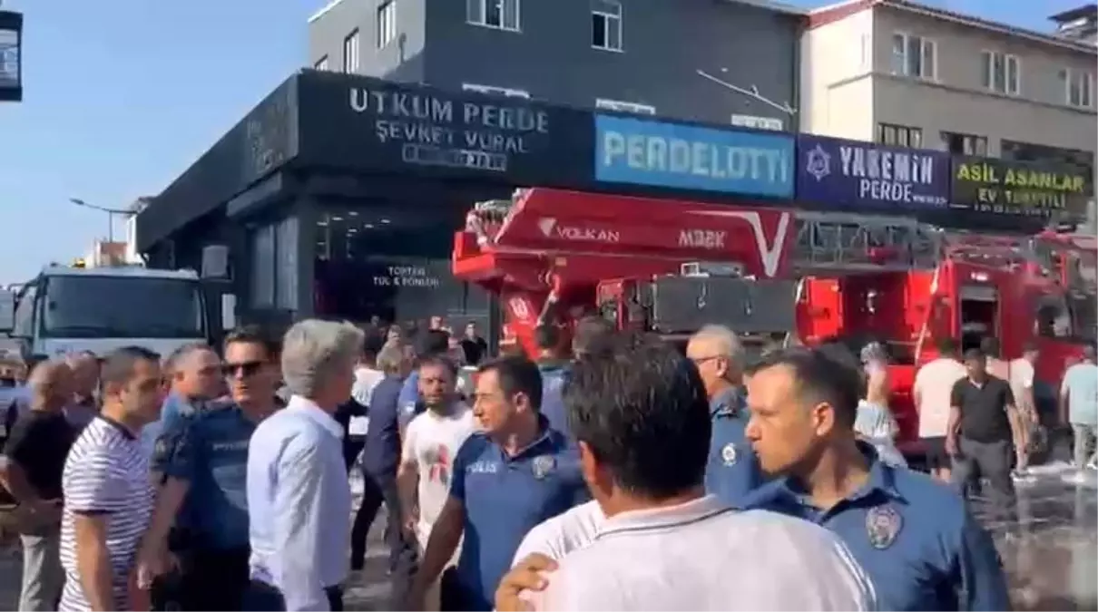 Bursa\'da Yangın Arbede Çıkardı