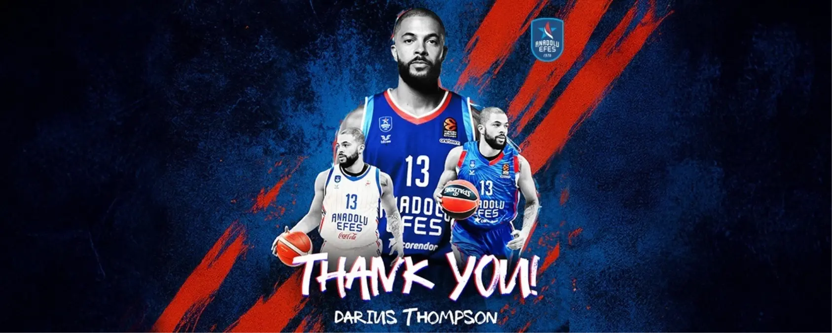 Anadolu Efes Darius Thompson ile Vedalaştı