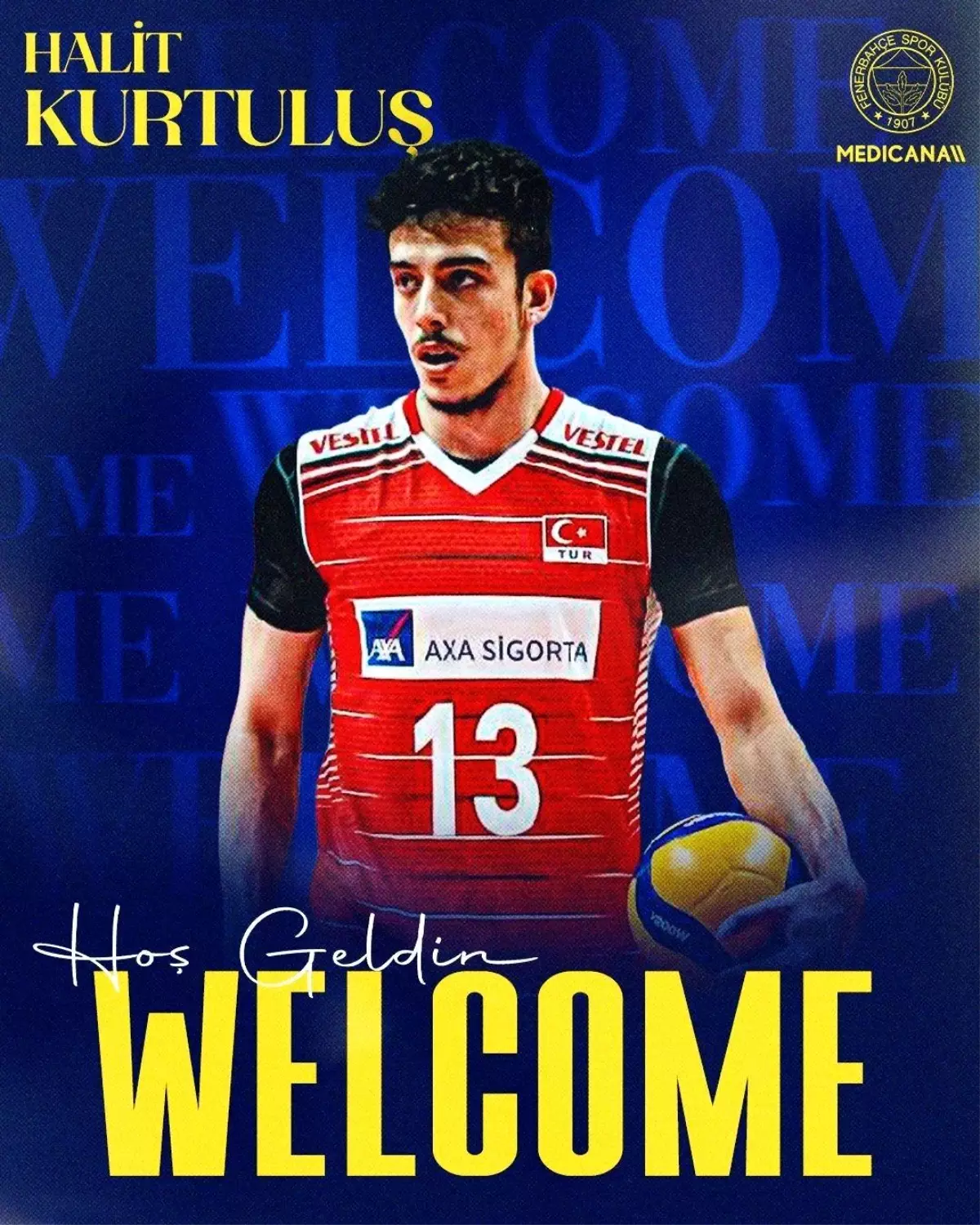 Fenerbahçe Erkek Voleybol Takımı Halit Kurtuluş\'u Transfer Etti