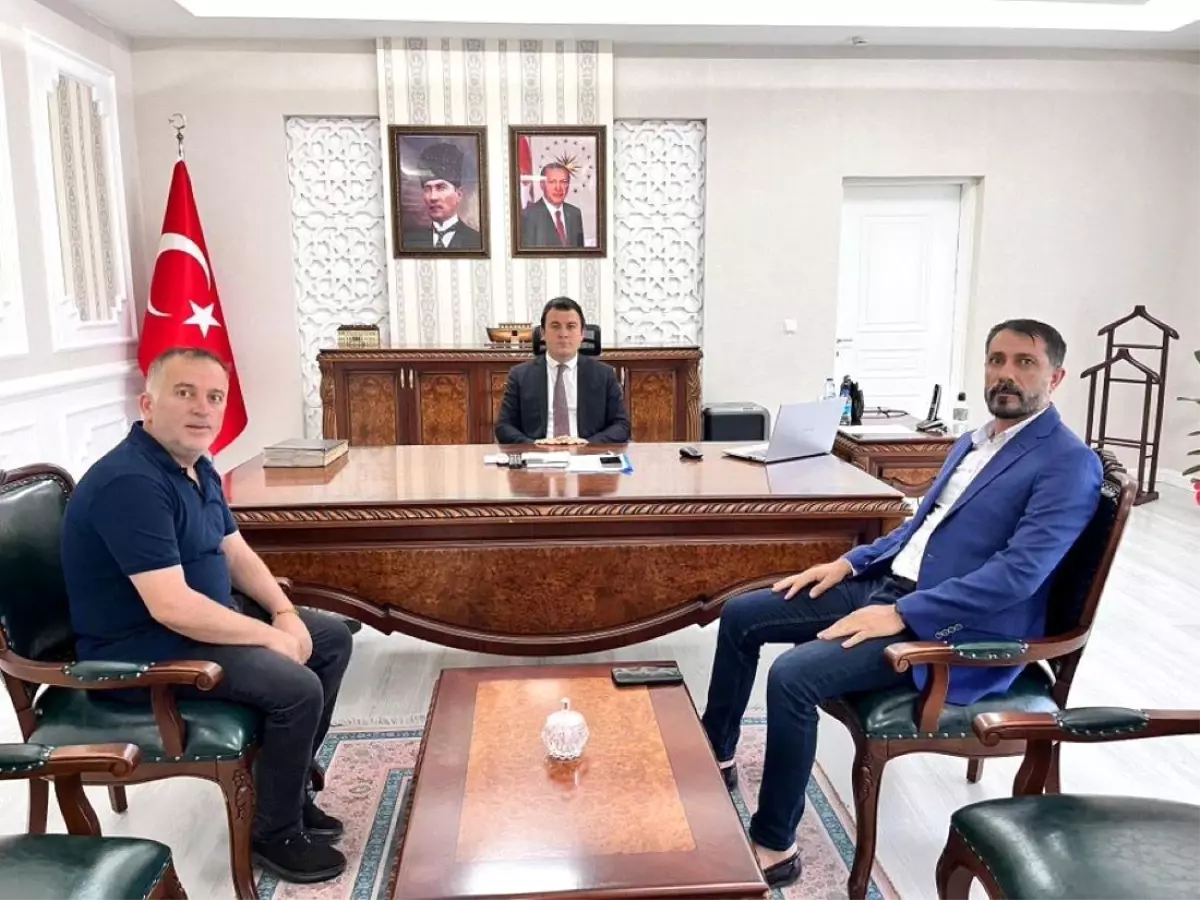 Patnos\'ta Kaymakam Yavuz\'u Ziyaret Etti