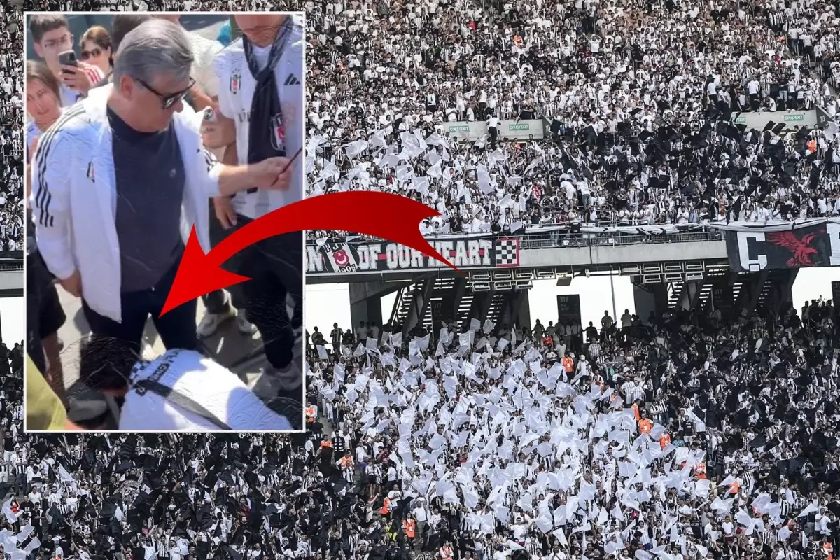 Beşiktaş taraftarı çıldırdı! Sevinçten Serdal Adalı\'nın ayağını öptüler