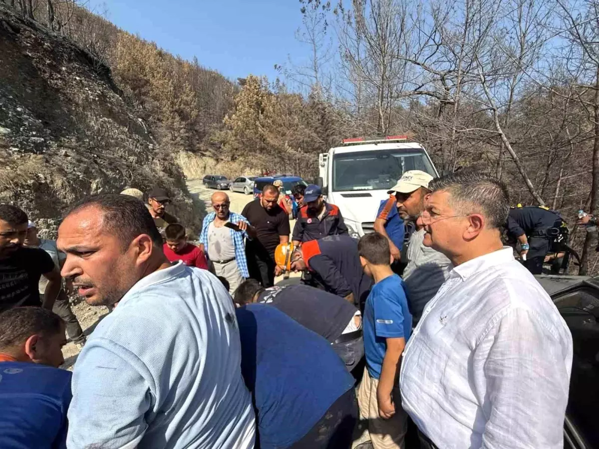 Dörtyol\'da Uçurumdan Düşen Şahıs Ekipler Tarafından Kurtarıldı