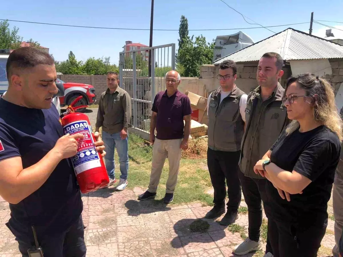 Iğdır\'da DKMP Personeline Yangın Güvenliği Eğitimi Verildi