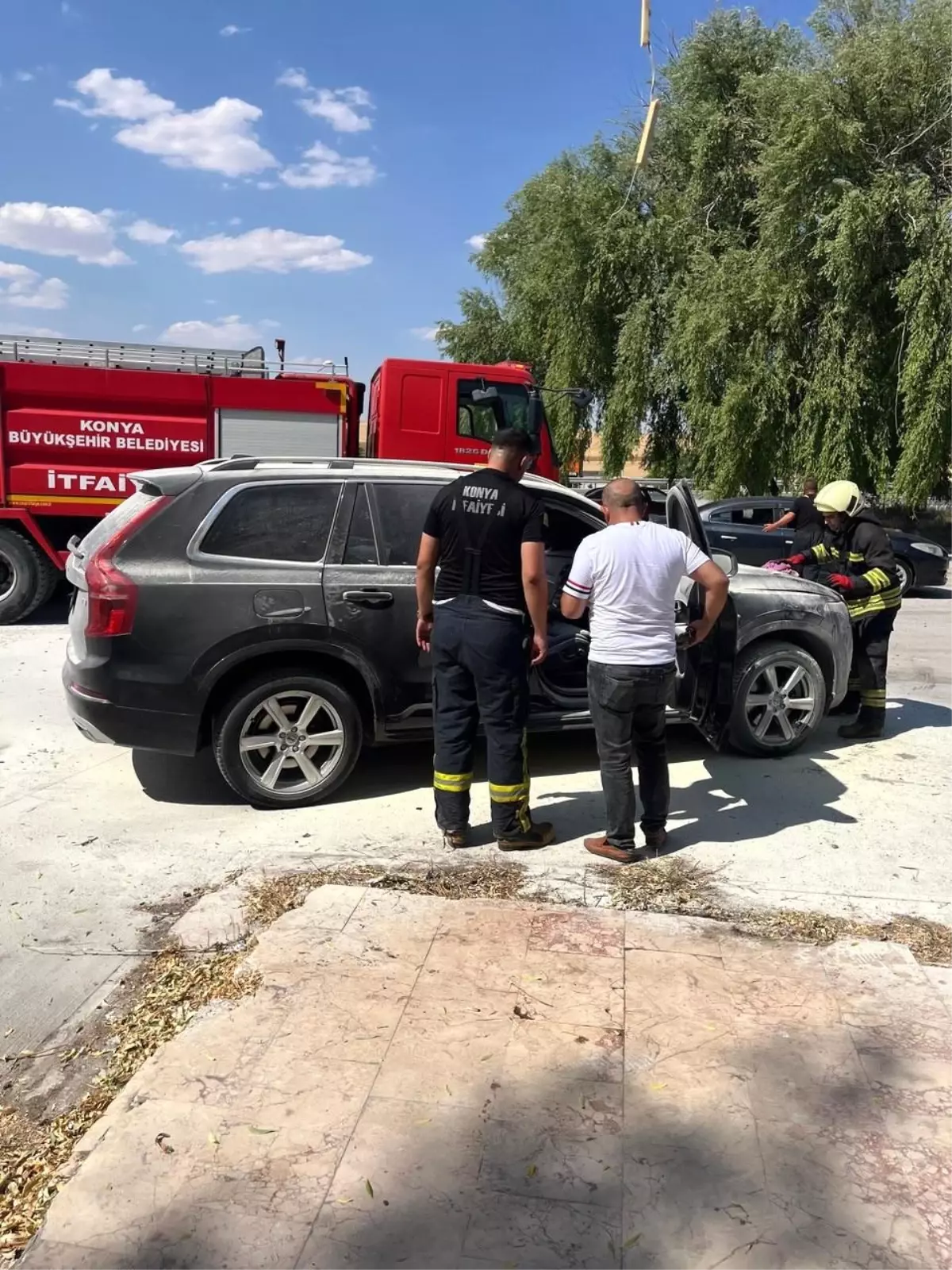 Kulu\'da Cipta Yangın Paniği