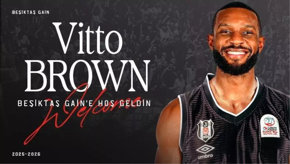 Beşiktaş Vitto Brown\'ı Kadrosuna Kattı