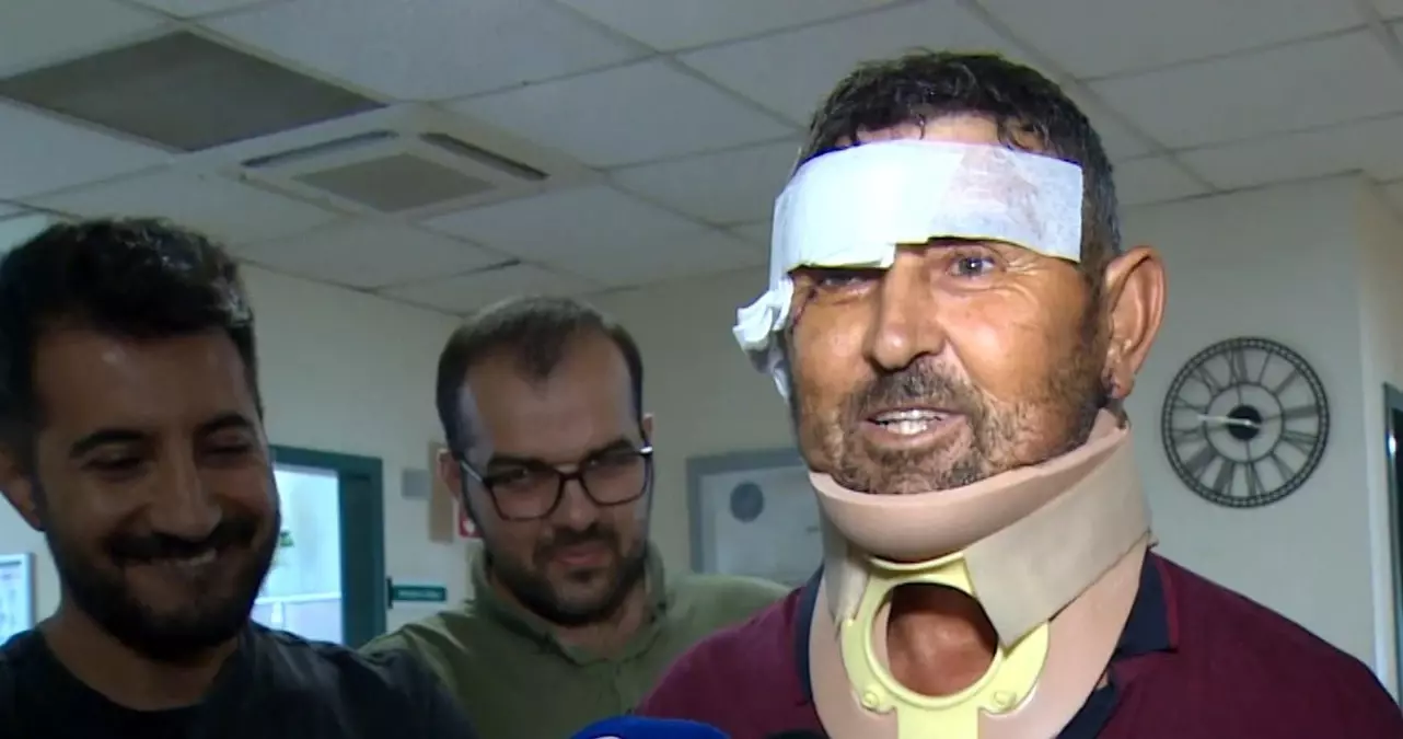 Aslan saldırısında yaralanan çiftçi taburcu edildi: Boğazıma sarıldı ben de onu gırtlakladım
