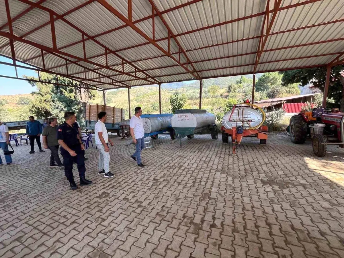 Sarıgöl\'de Orman Yangınına Karşı Bilgilendirme
