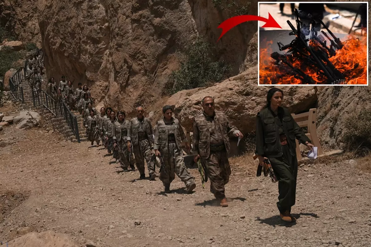  Silah yakma sonrası gözler PKK\'nın üzerinde! 11 terör kampı boşaltılacak