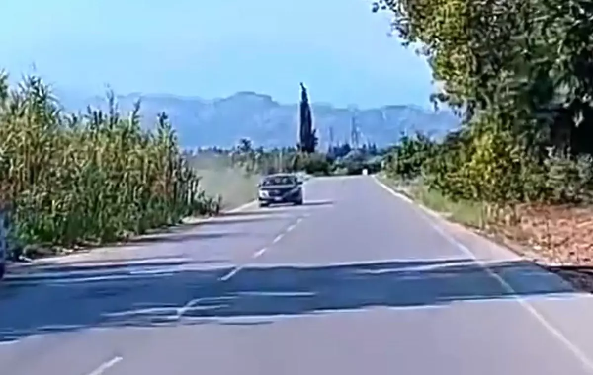 Antalya\'da Kaza Anı Kamerada