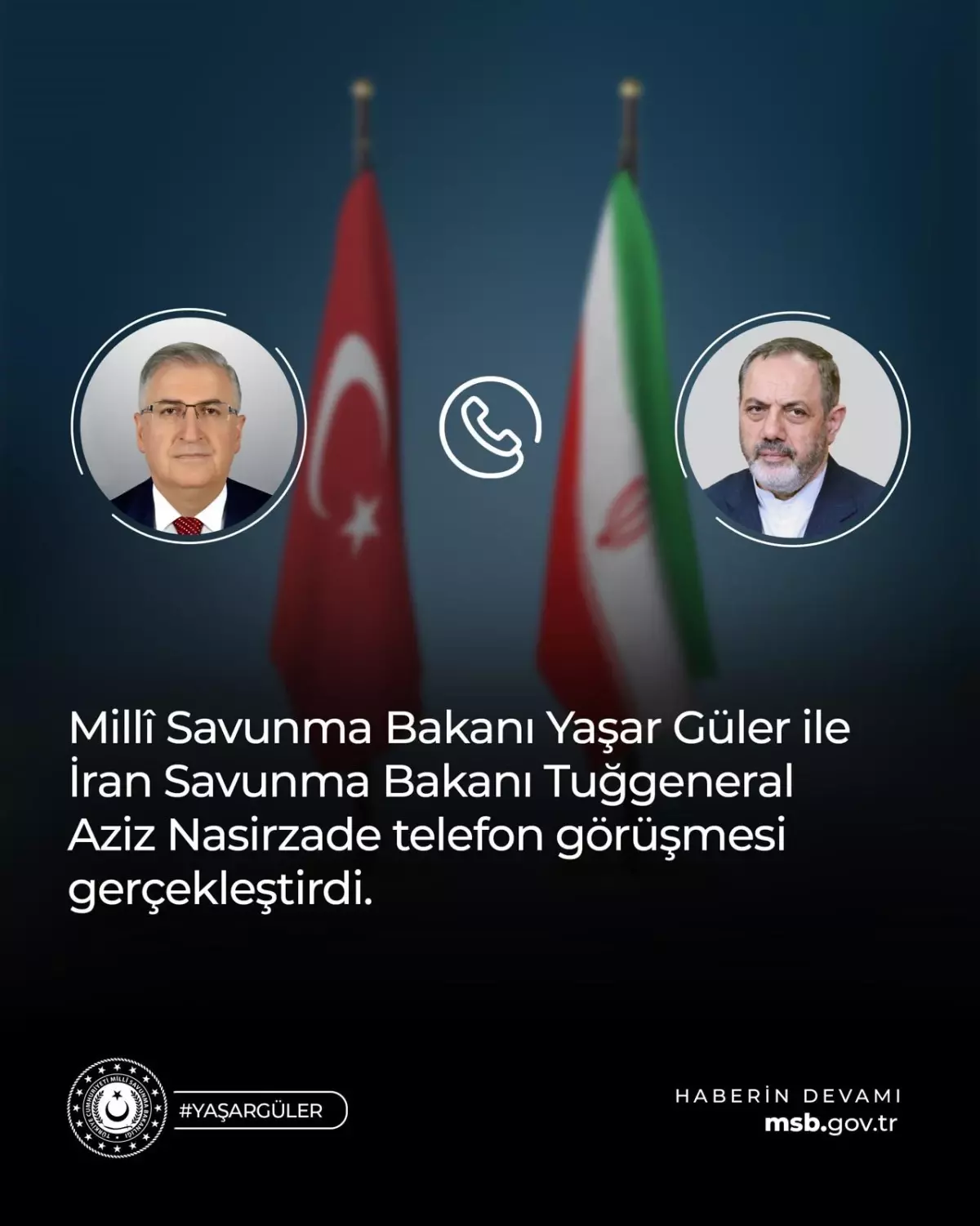 Güler ve Nasirzade\'den Savunma Görüşmesi