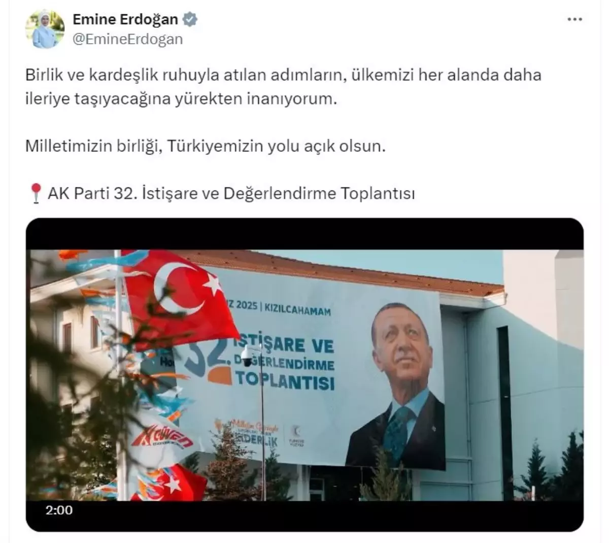 Emine Erdoğan\'dan AK Parti Toplantısı Mesajı