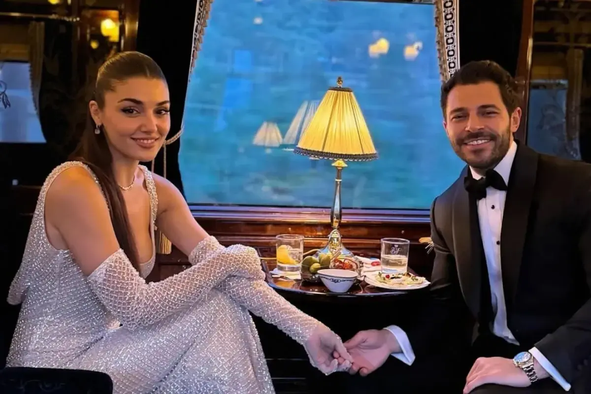 Hakan Sabancı\'nın paylaştığı karede Hande Erçel\'in doğallığı öne çıktı