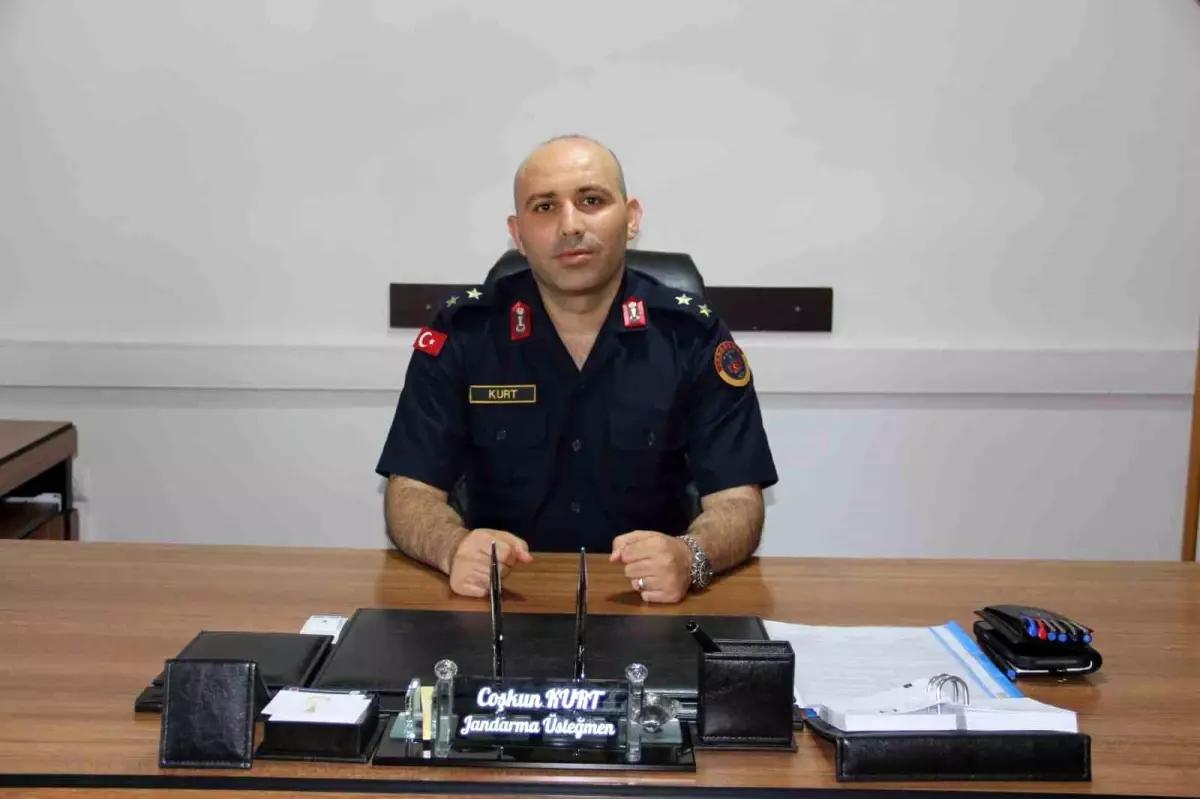 Yeni Jandarma Üsteğmen Göreve Başladı