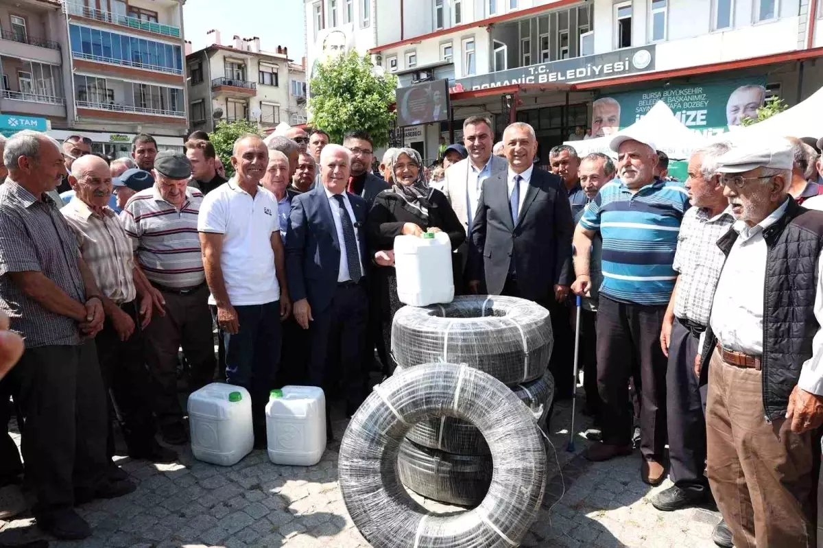 Büyükşehir Belediyesi\'nden Domaniç Çiftçilerine Destek