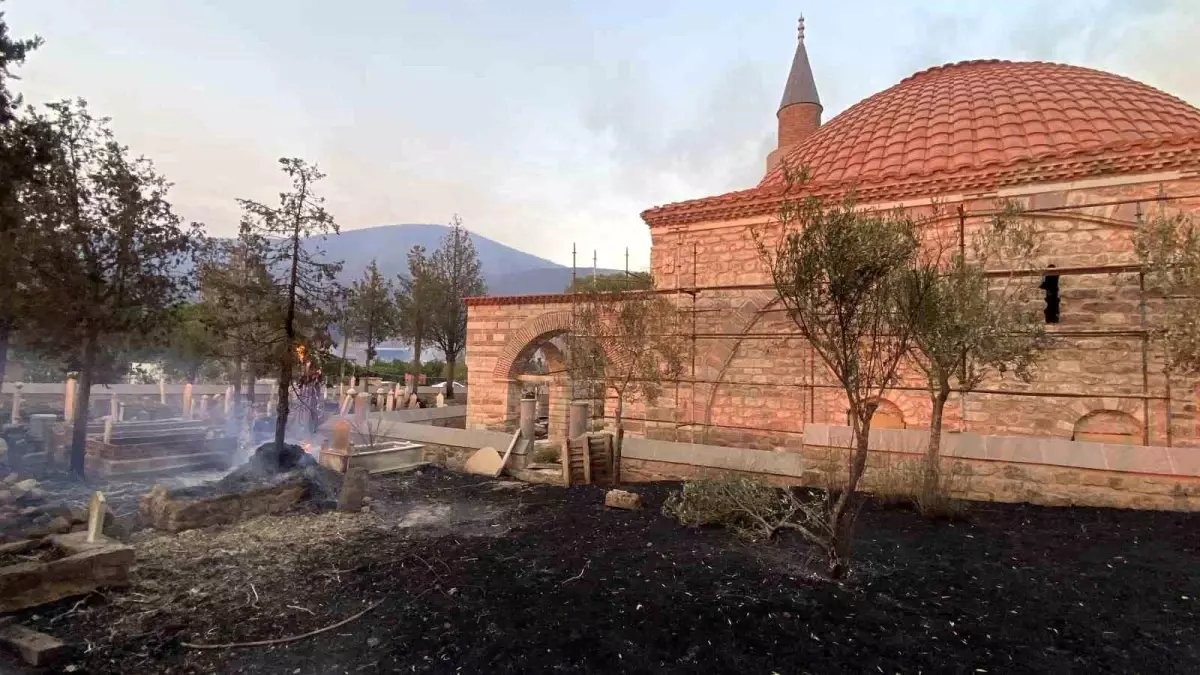 Çanakkale\'de Orman Yangını: Tarihi Yapılara Zarar