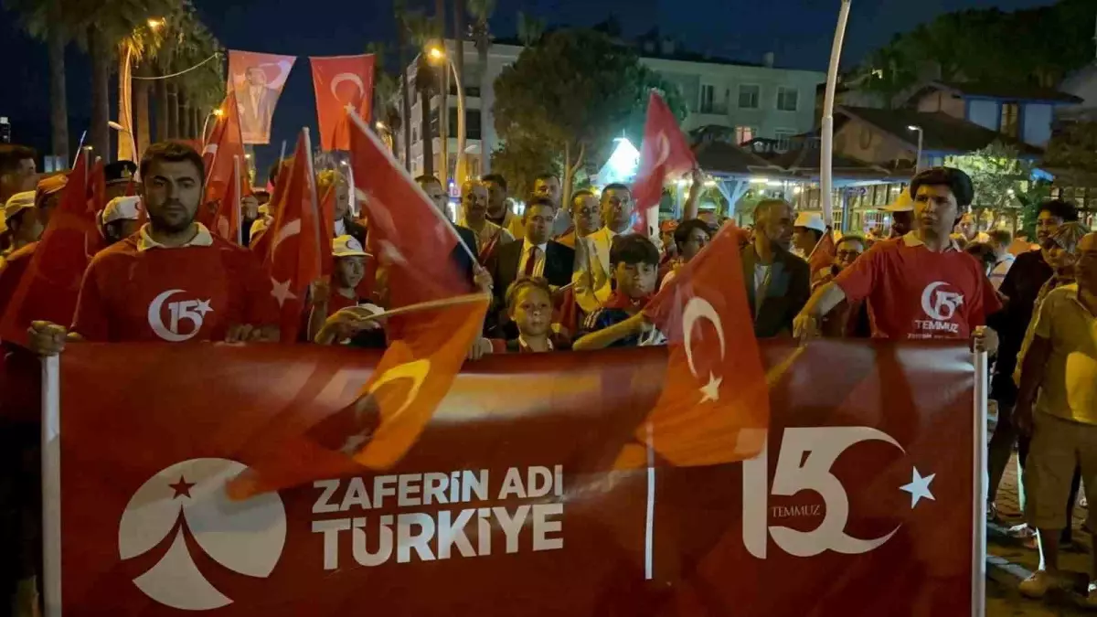 15 Temmuz Marmaris\'te çeşitli etkinliklerle anıldı