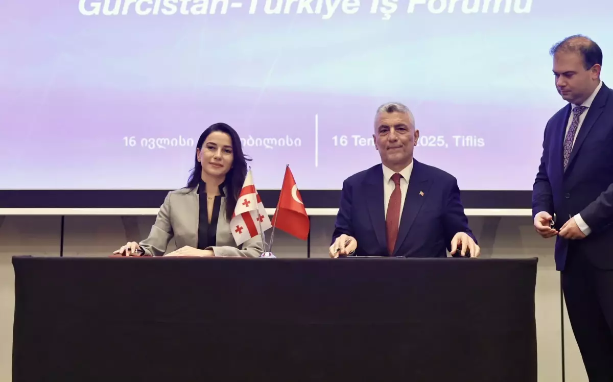 Türkiye-Gürcistan İş Forumu Tiflis\'te Gerçekleşti