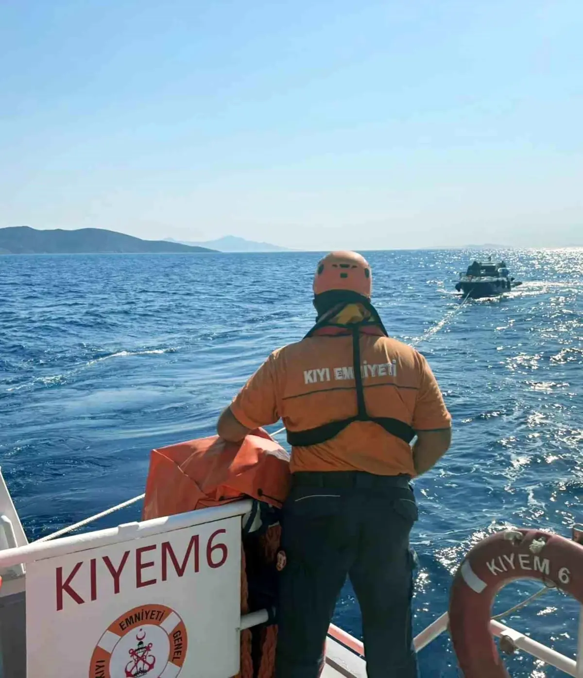 Datça\'da Arızalanan Tekne Kurtarıldı