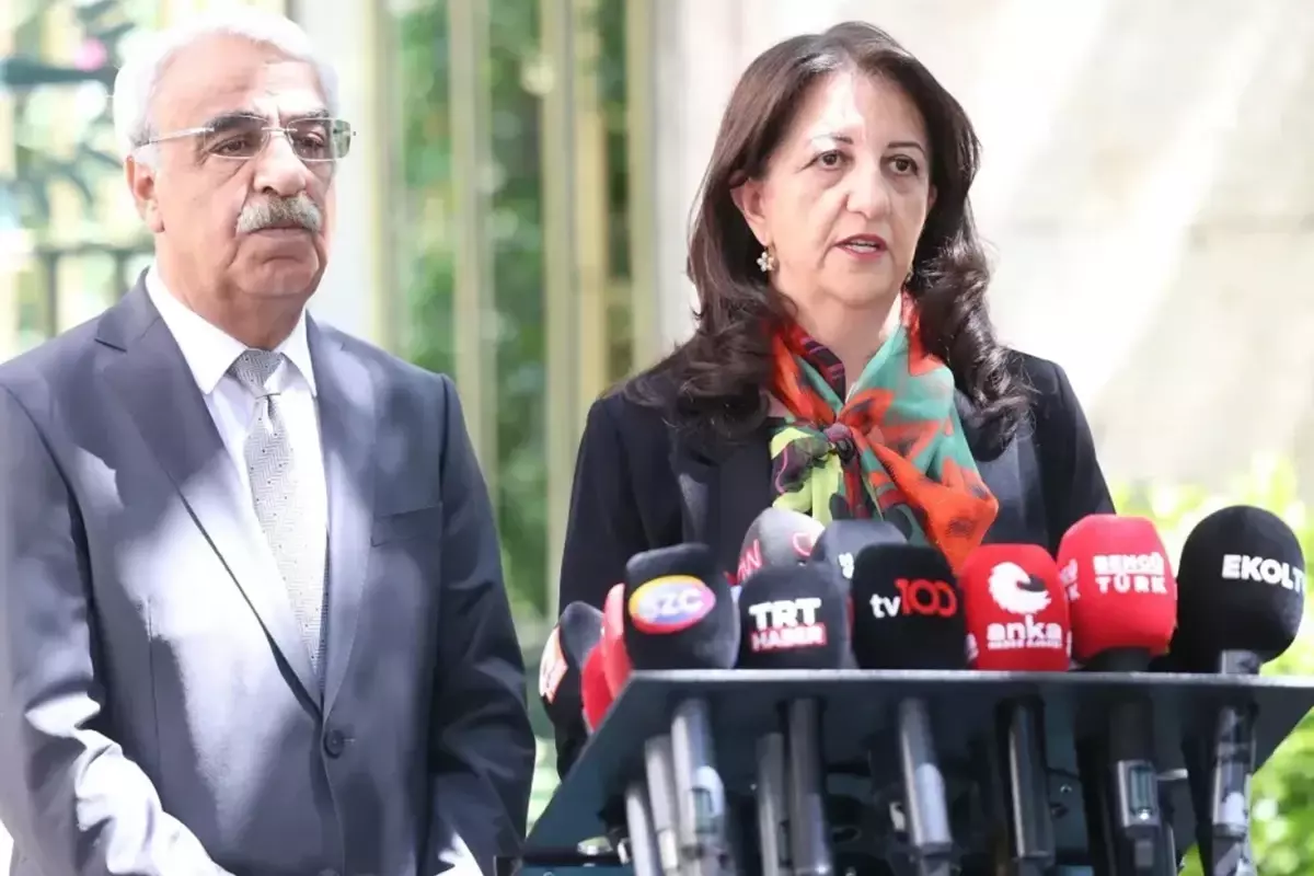 DEM Parti heyeti, Adalet Bakanı Tunç ile görüştü: Süreçte komisyon aşamasına geçildi