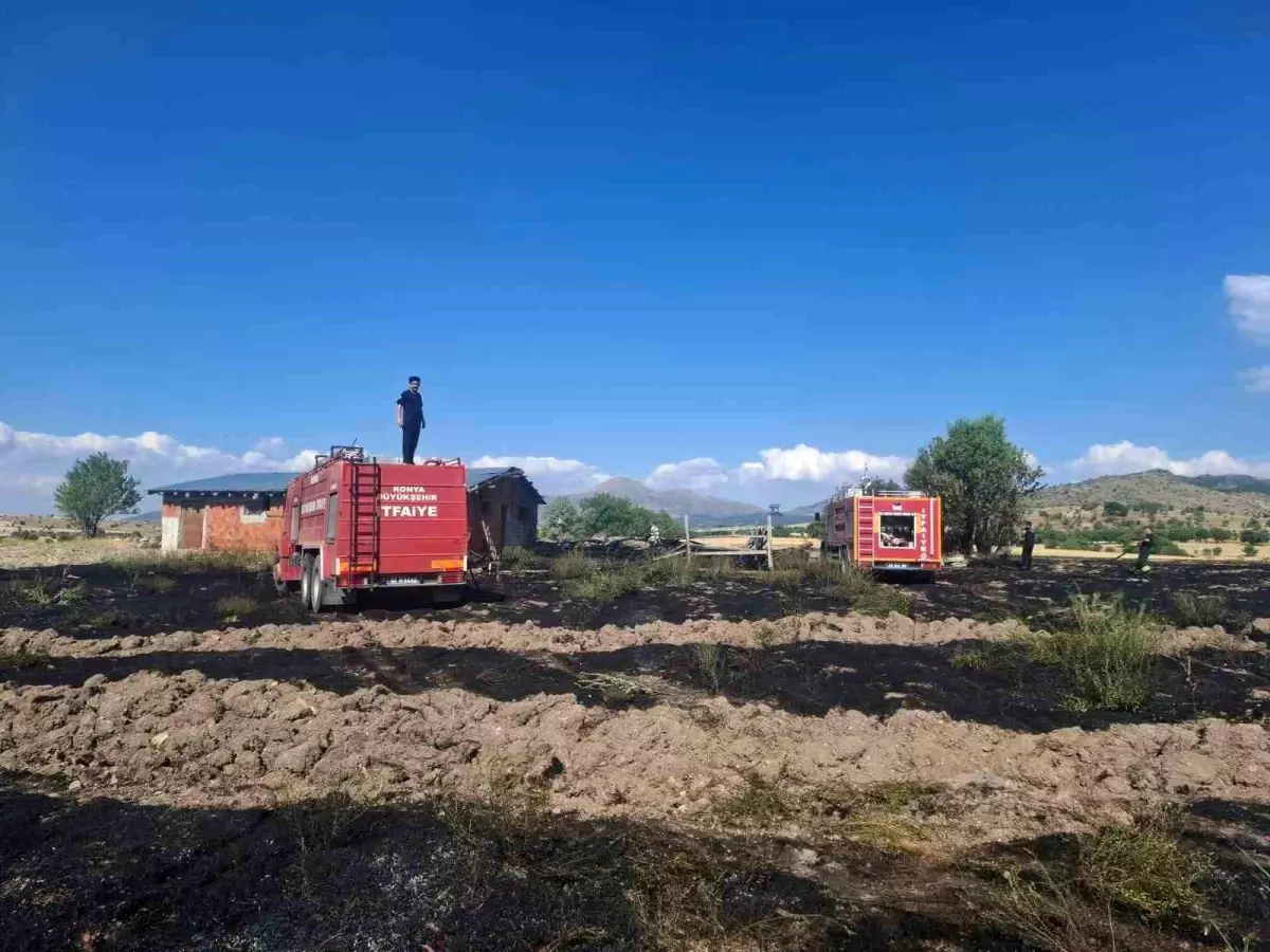 Beyşehir\'de Yangın Kontrol Altına Alındı