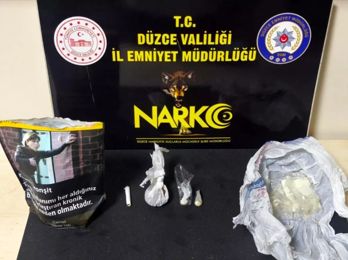Düzce\'de Uyuşturucu Operasyonu: 1 Tutuklama