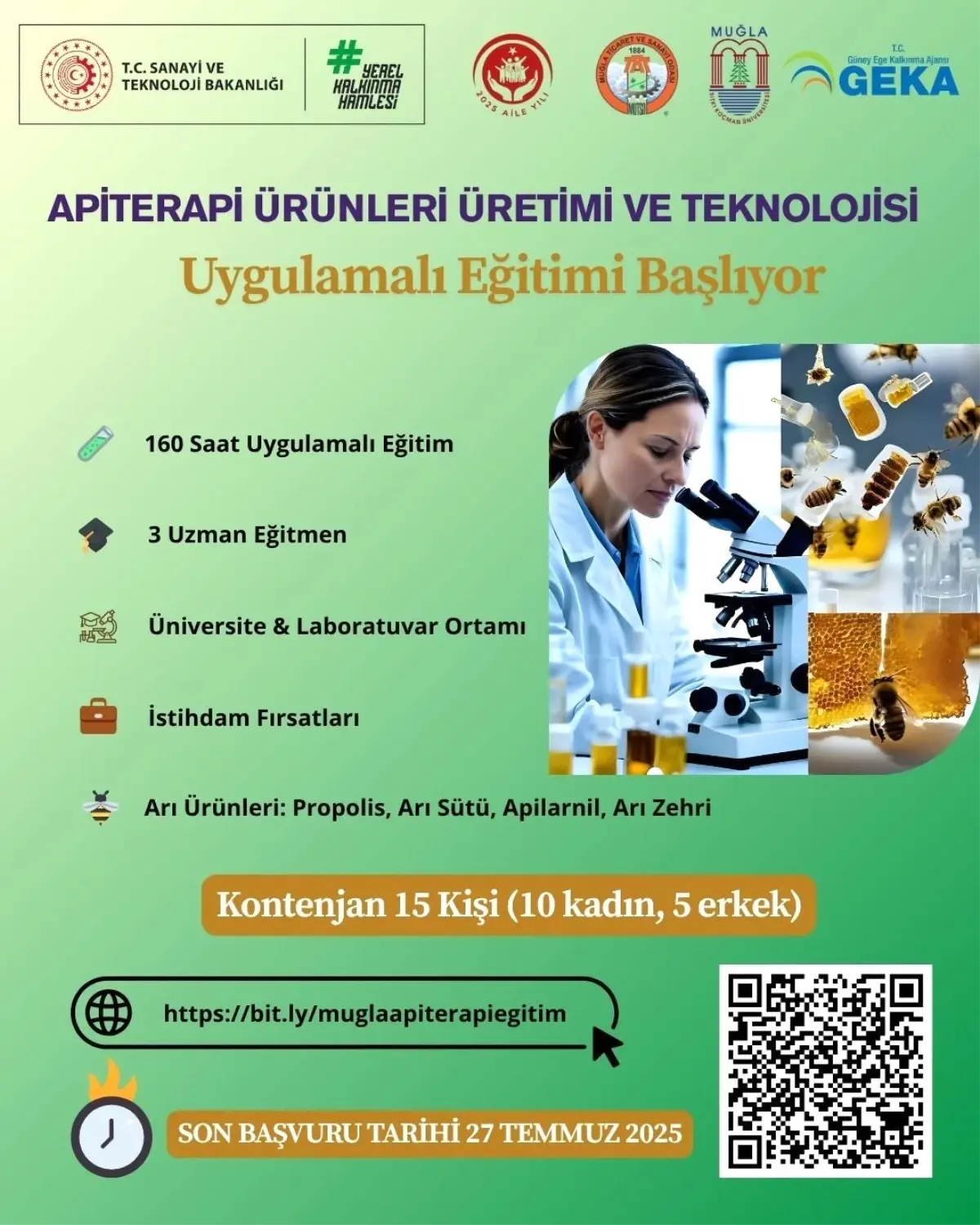 Muğla\'da Apiterapi Eğitimi Fırsatı