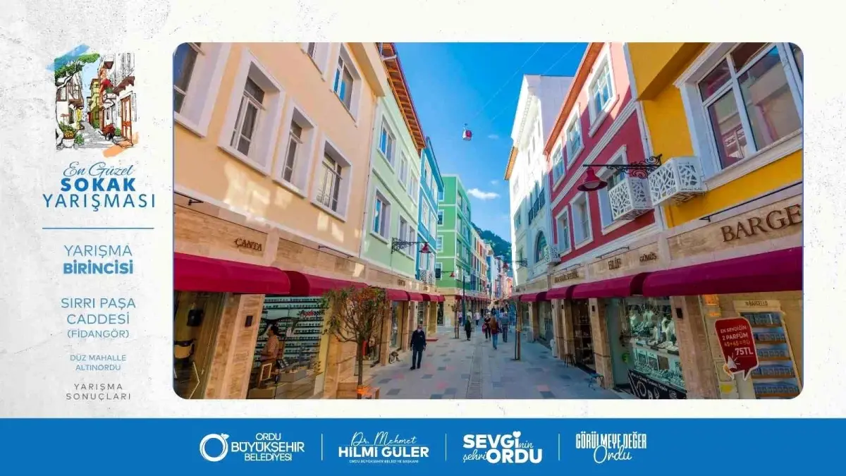 Ordu\'da \'En Güzel Mahalle, En Güzel Sokak ve En Güzel Balkon\' Yarışması Sonuçlandı