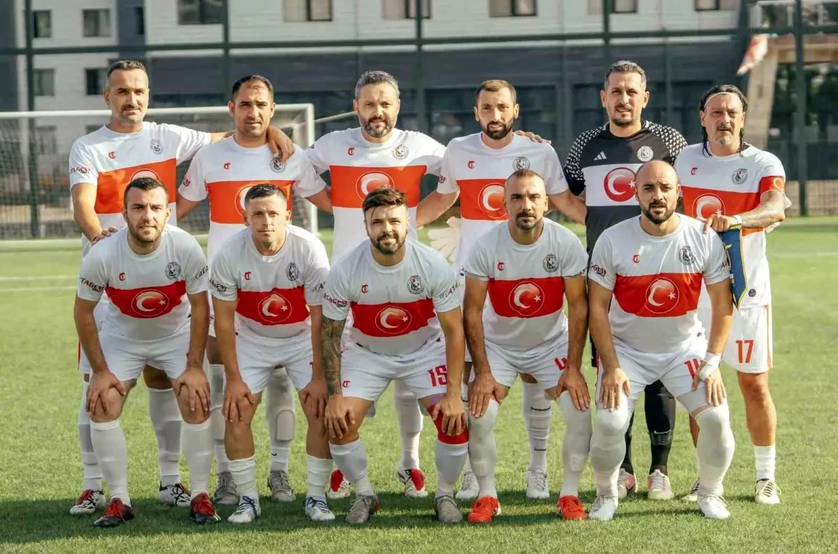 Türkiye Masterler ve Veteranlar Takımı, Gürcistan\'da 8-1 Galip Geldi