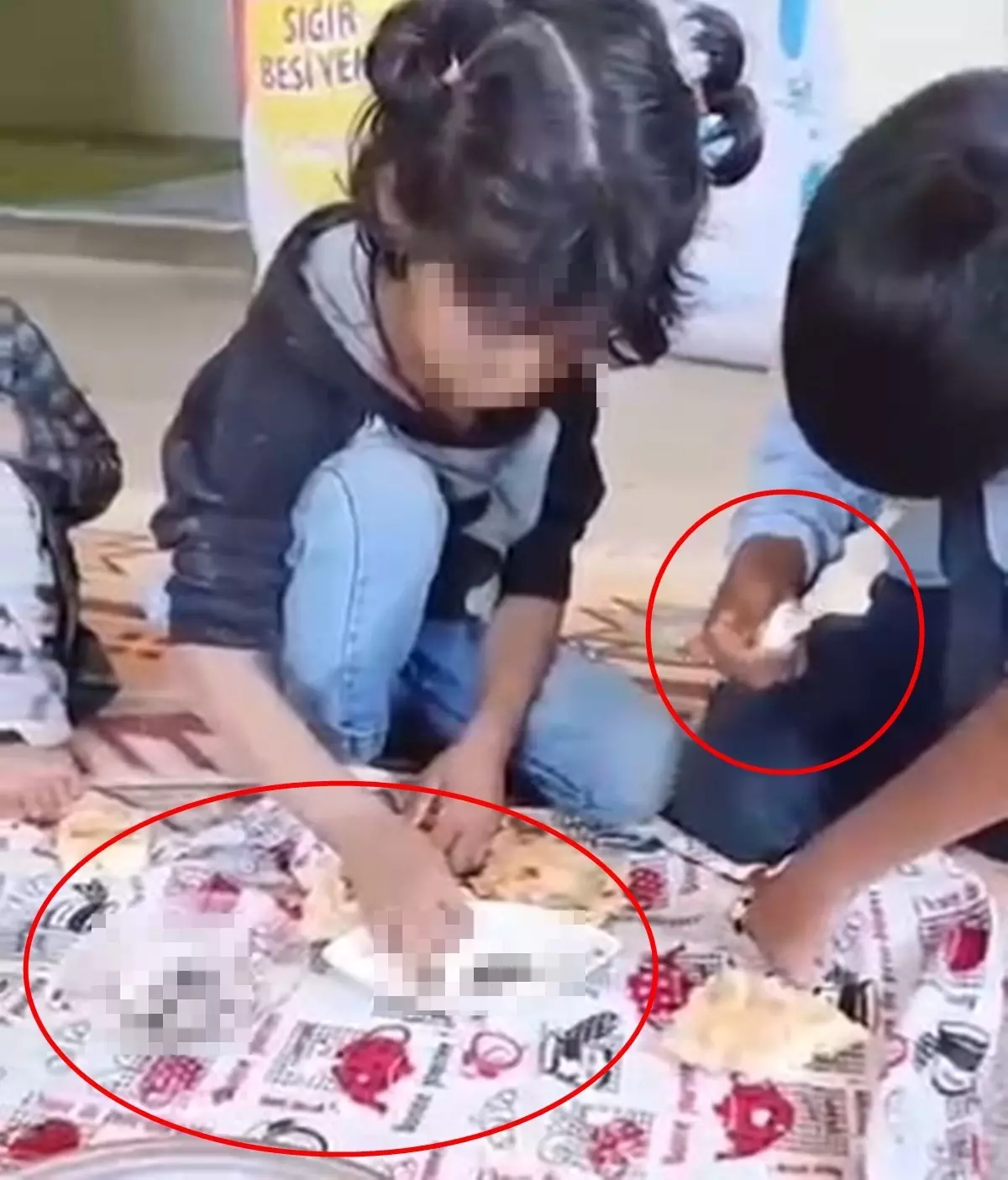 Skandal iddia: Üvey kardeşlerine hayvan dışkısı yedirdi