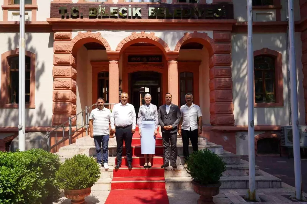 Domaniç ve Bilecik Belediye Başkanlarından Ortak İş Birliği Ziyareti