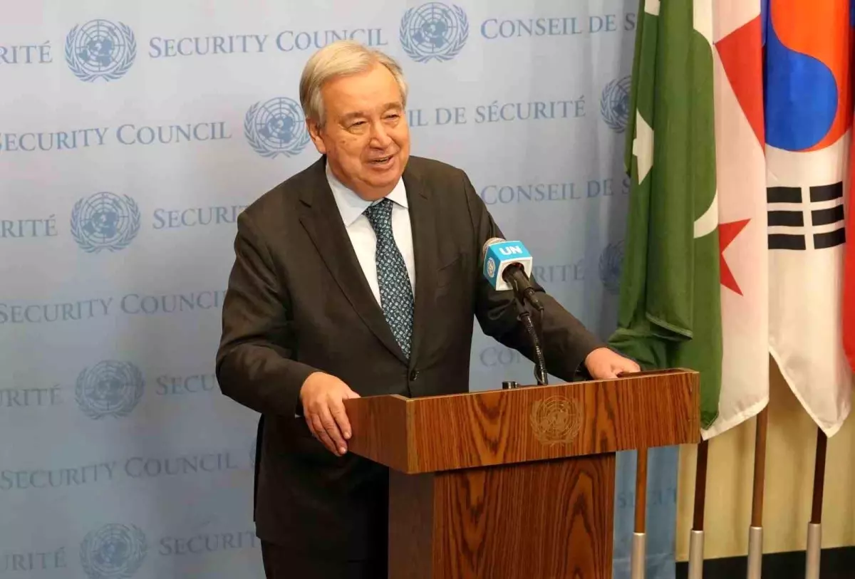 Guterres: Kıbrıs\'ta Somut İlerleme Kaydedildi