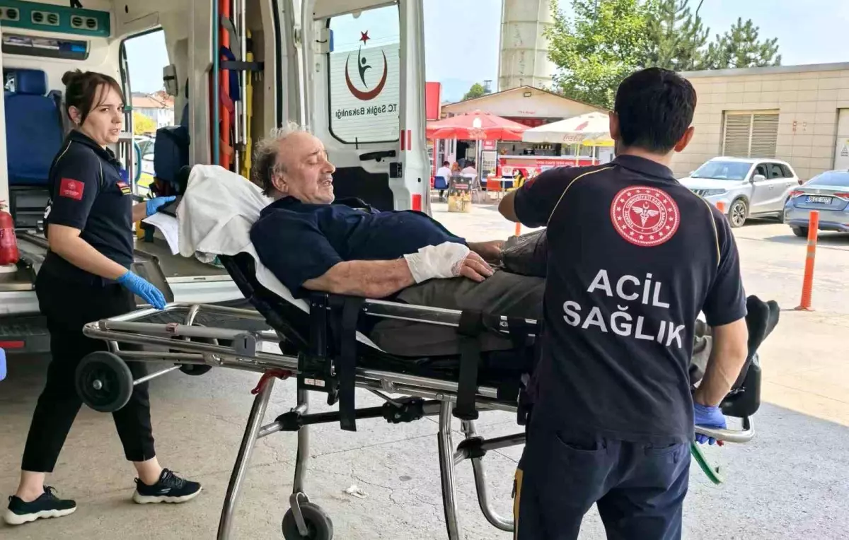 İnegöl\'de Motorlu Testere Kazası