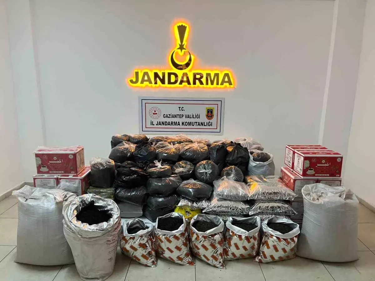 Gaziantep\'te 300 kilo kaçak çay ele geçirildi
