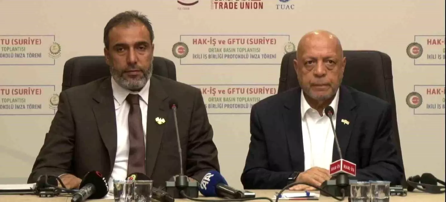 HAK-İŞ ve GFTU Arasında İş Birliği Protokolü İmzalandı