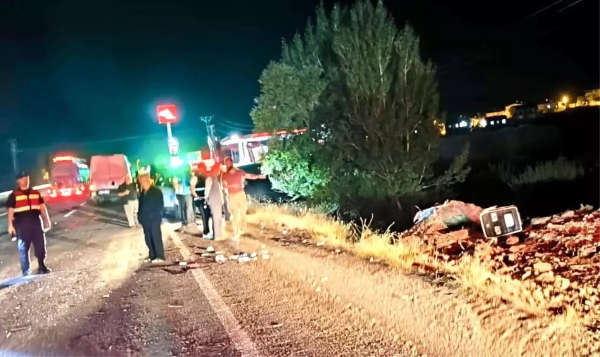 Malatya'da Trafik Kazasında Bir Kişi Yaralandı.