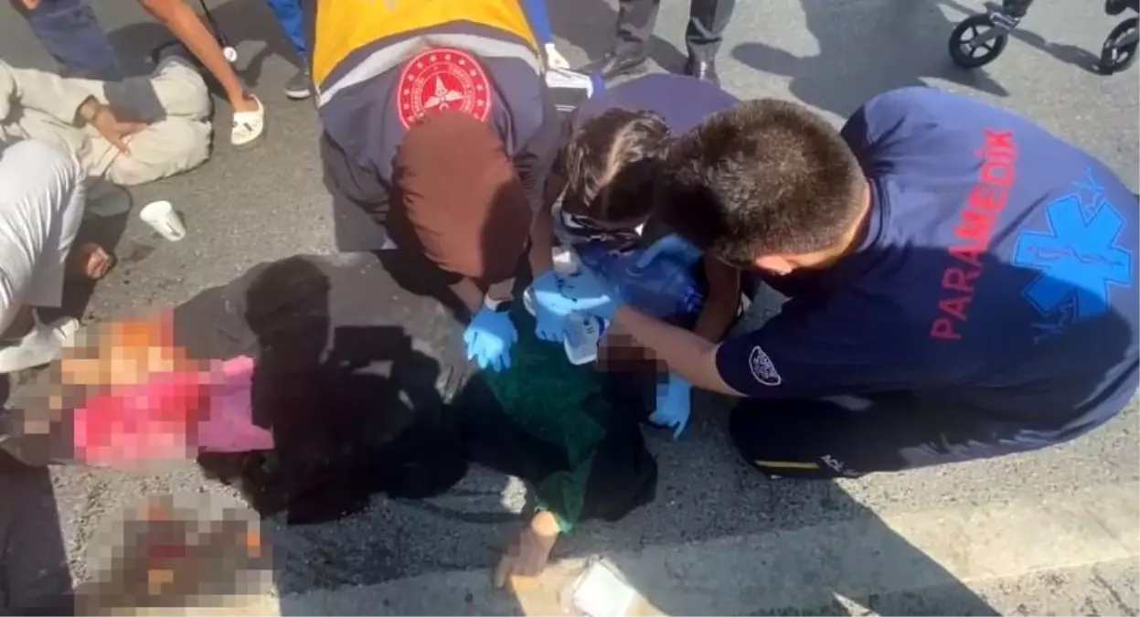 Ümraniye\'de Kaza: Yaşlı Kadın Ağır Yaralandı