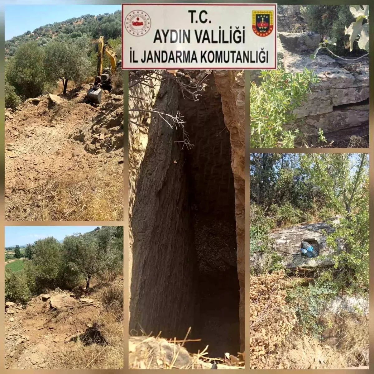Söke\'de Kaçak Kazı Yaparken Yakalandılar