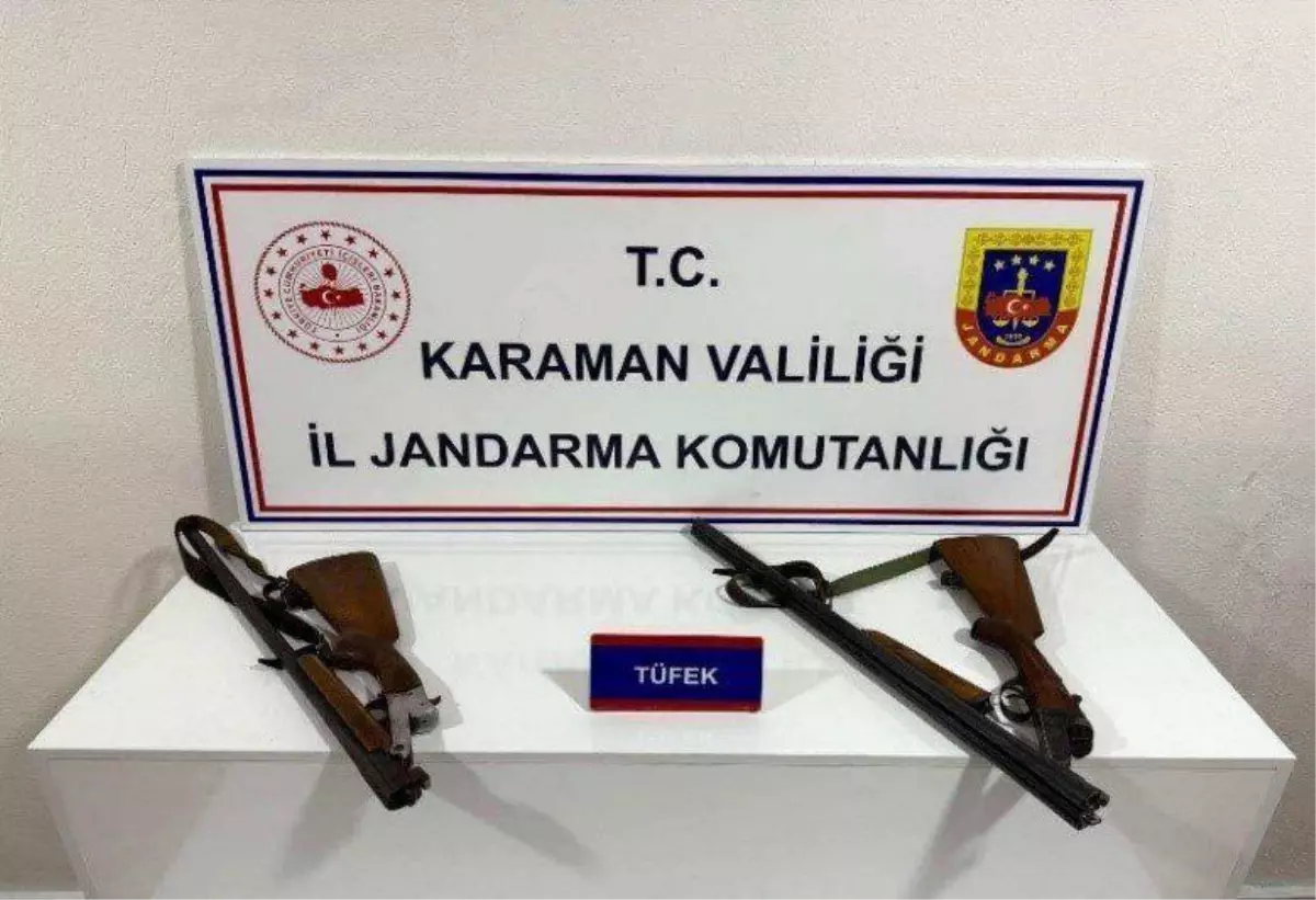 Karaman\'da Jandarma Uygulamalarında 6 Tutuklama