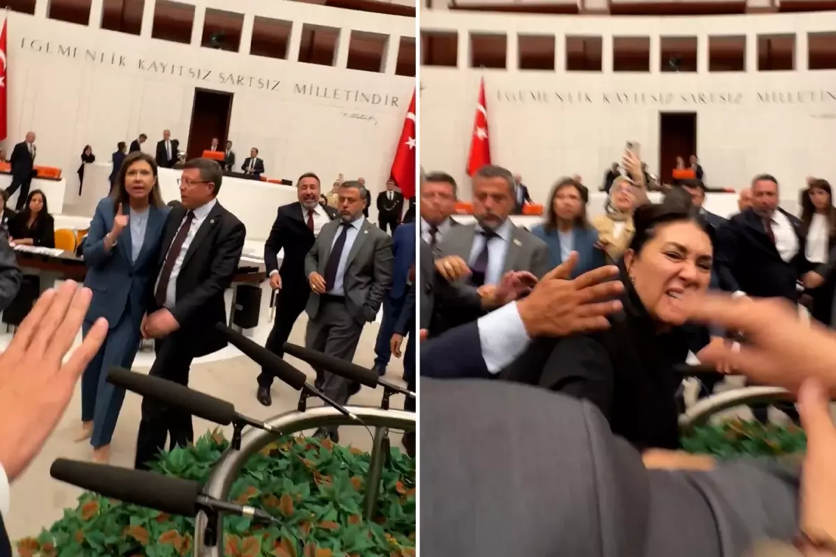Meclis\'te "Zeytinlik yasası" görüşmelerinde arbede çıktı