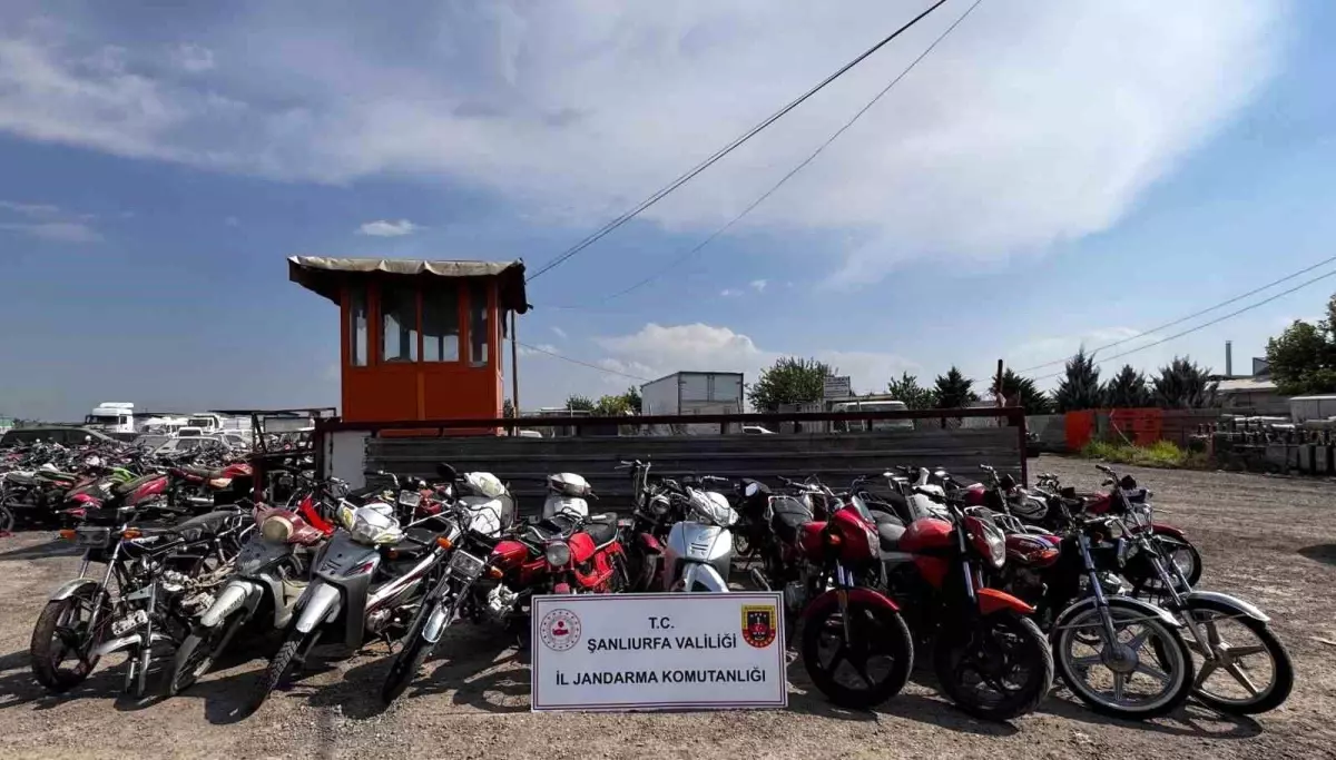 Şanlıurfa\'da Motosiklet Hırsızlığına Baskın