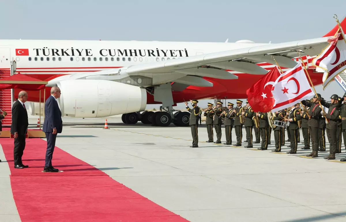 Cumhurbaşkanı Erdoğan KKTC\'ye gitti